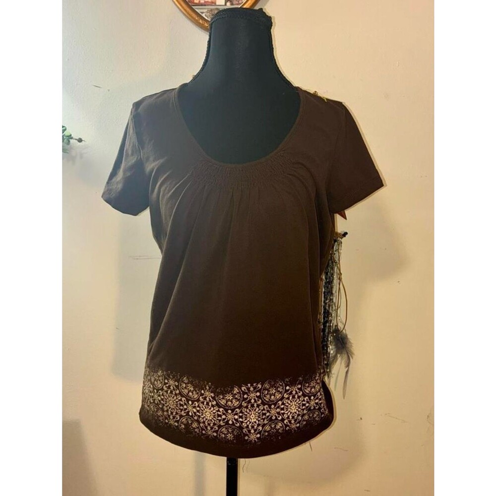 St-john-s-bay Women's Brown Blouse